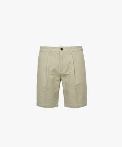 Quần Short Linen Thêu Cánh Buồm Form Straight QS087